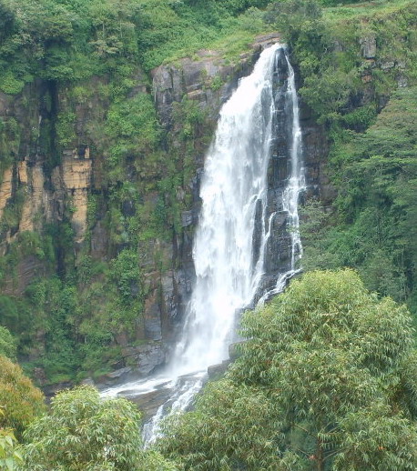 Devon falls in Talawakele, Sri Lanka.