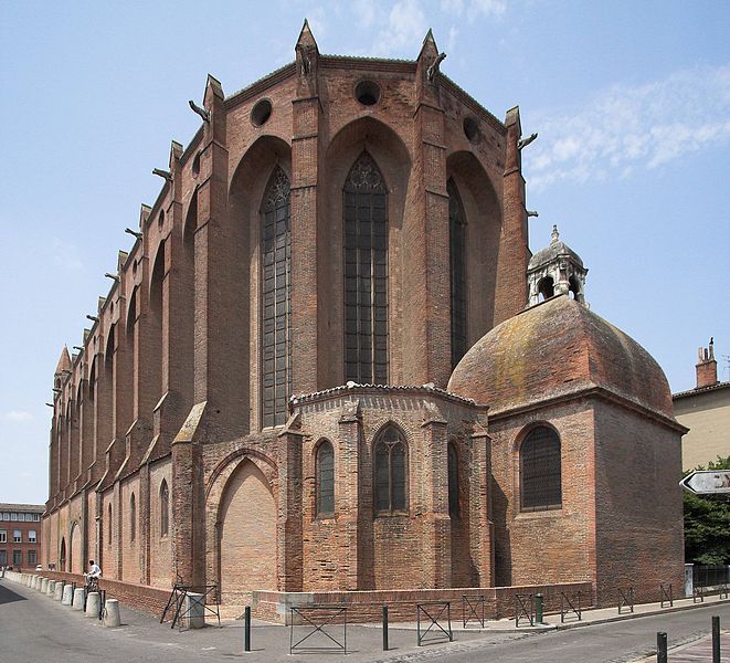 Church of Jacobins in Toulouse, France
