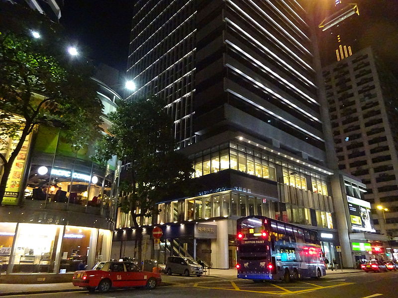 Wan Chai at night