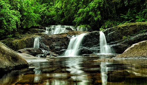 Waterfall in sinharaja