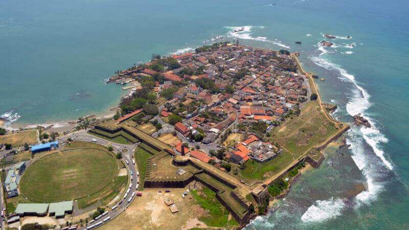 Galle Fort from Air