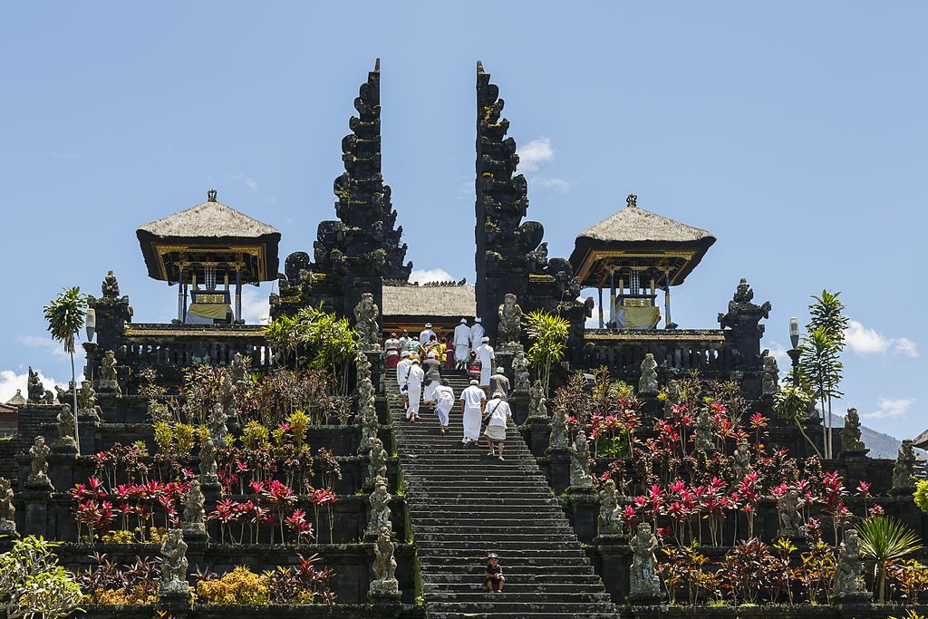 Besakih Temple | Image Courtesy: <b>Photo by CEphoto, Uwe Aranas</b> / , <a href="https://commons.wikimedia.org/wiki/File%3ABesakih_Bali_Indonesia_Pura-Besakih-02.jpg">via Wikimedia Commons</a>