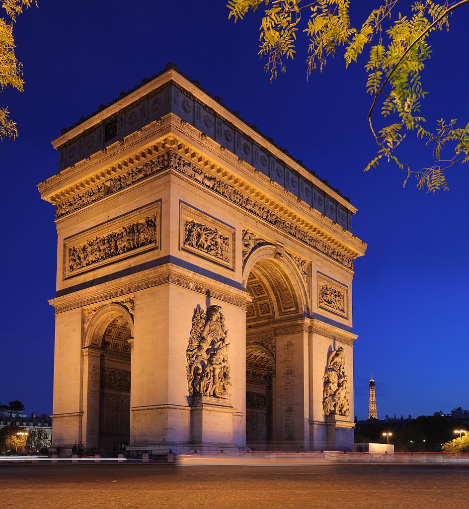 Arc Triomphe | Image Credit - Benh LIEU SONG, CC By SA 3.0 via Wikipedia Commons