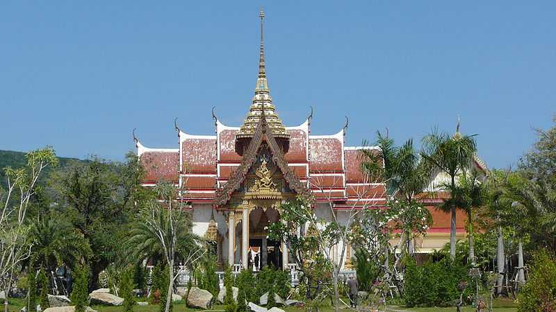 Wat Chalong Phuket | Image Credit - Gossipguy, CC BY-SA 3.0 via Wikipedia Commons