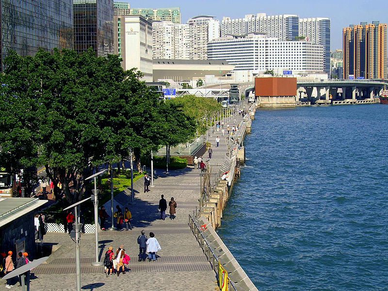 Tsim Sha Tsui Promenade Waterfront Image Credit - Chong Fat, CC BY-SA 3.0 via Wikipedia Commons