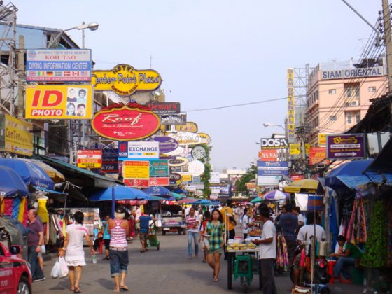 Khao San Road Bangkok | Image Credit: User: (WT-shared) Shoestring at wts wikivoyage, Khao San Road, Bangkok, Thailand, CC BY-SA 4.0