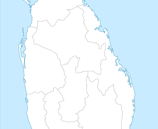 Sri Lanka | Image Credit: AlexR.L., Map of Sri Lanka Provinces, CC BY-SA 3.0
