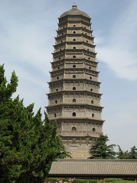 Famen Temple at Xian China | Image Credit - G41rn8, CC BY-SA 4.0 Via Wikimedia Commons