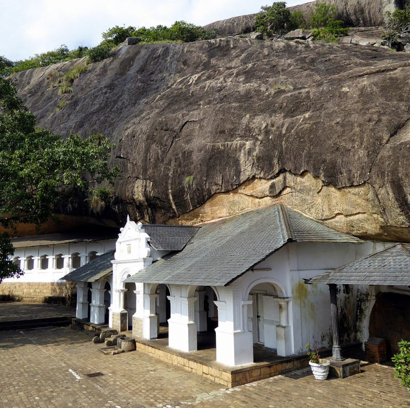 Rock Cave Temple | Image Credit: Николай Максимович, Rock Cave Temple, Dambulla, Sri Lanka - panoramio (4), CC BY 3.0