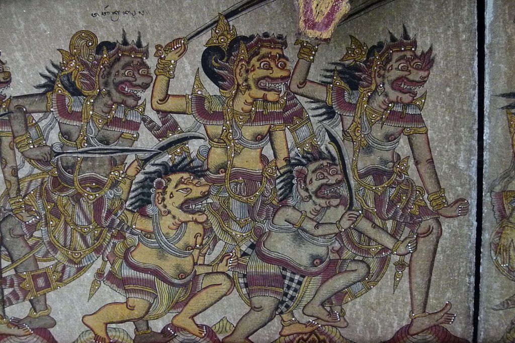 Paintings in Bali | Image Credit: Hans Bernhard (Schnobby), Bali, Kerta Gosa 11, CC BY-SA 3.0
