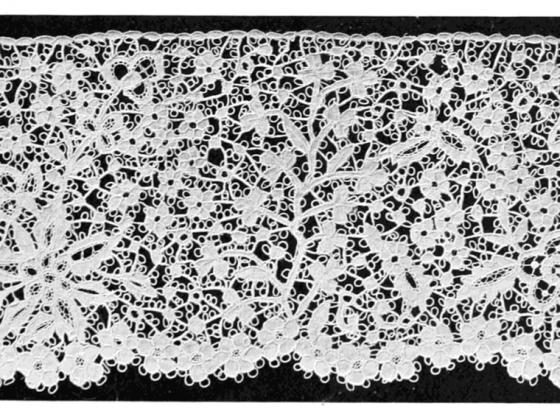 Beeralu Lace |Image Credit: By Samuel L. Goldenberg (Lace: Its Origin and History.) [Public domain], via Wikimedia Commons