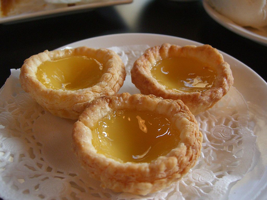 Egg Tarts | Image Credit: Alpha, Small egg tarts at Yum Cha Cafe, 2009, CC BY-SA 2.0