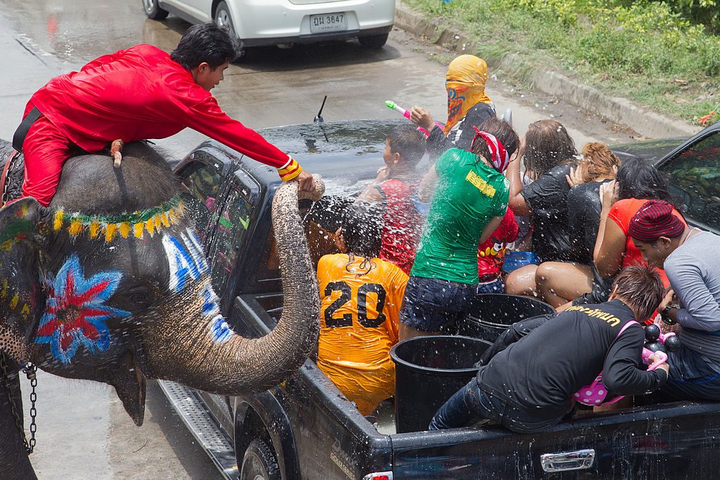 Songkran | Image Credit: JJ Harrison (jjharrison89@facebook.com), Songkran 13 - Ayutthaya, CC BY-SA 3.0