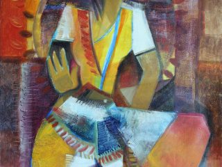 Oil Paintings | Image Credit: raja segar, The Dance 40x30 inch oil on canvas 2012 by Raja Segar, CC BY-SA 3.0