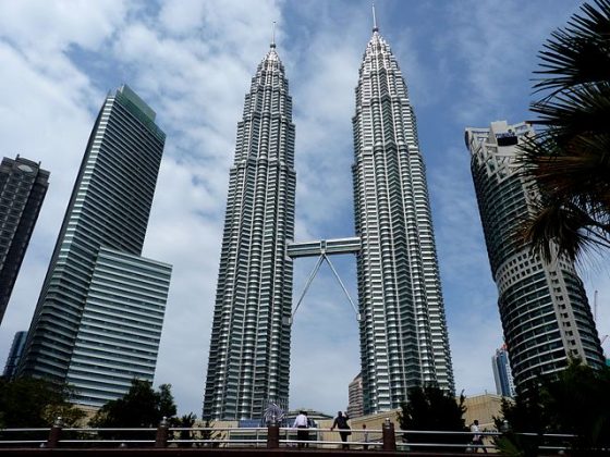 he Petronas Twin Towers in Kuala Lumpur Malaysia