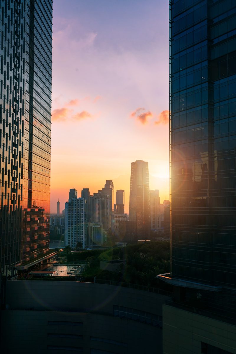 Sunset Buildings